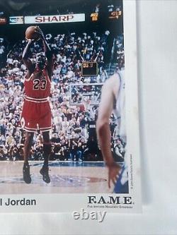 Vintage Colored Press Photo Basketball NBA 90's Michael Jordan