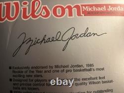 Vintage Michael Jordan Air Attack Basketball with Original Box & 1/1988 Receipt