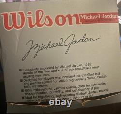Vintage Michael Jordan Air Attack Basketball with Original Box & 1/1988 Receipt