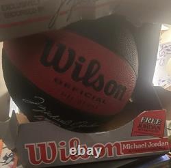 Vintage Michael Jordan Air Attack Basketball with Original Box & 1/1988 Receipt