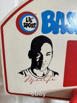 Vintage Michael Jordan Lil' Sport Basketball Hoop Ohio Art Kids 1990s