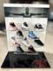 Vintage Michael Jordan Nike Display With 10 Air Jordan Mini Shoes
