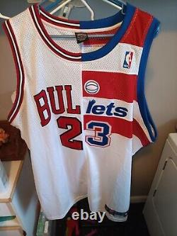 Vintage Michael Jordan Split Jersey Chicago Bulls Washington Wizards Nike 56 3xl