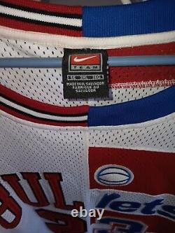 Vintage Michael Jordan Split Jersey Chicago Bulls Washington Wizards Nike 56 3xl