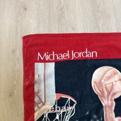 Vintage NBA Michael Air Jordan Chi Bulls Beach Towel 58×29 Super Stars Sports