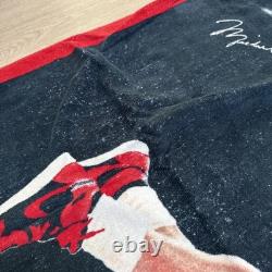 Vintage NBA Michael Air Jordan Chi Bulls Beach Towel 58×29 Super Stars Sports