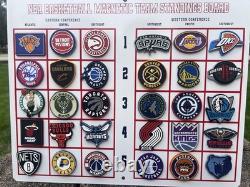 Vintage Nba 2026-2027 Magnetic Team Standing Board Full Set 32 Rubber Magnets
