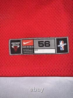 Vintage Nike Authentic Chicago Bulls Michael Jordan NBA Red Jersey RARE SZ XXL