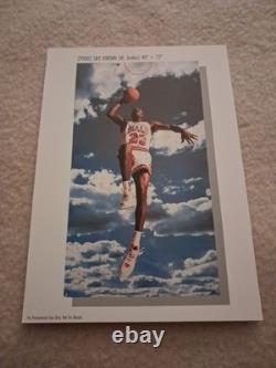 Vintage Nike Poster Card Sky Jordan Michael Jordan