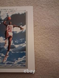 Vintage Nike Poster Card Sky Jordan Michael Jordan