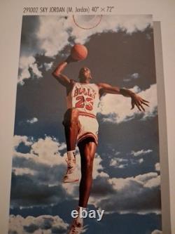 Vintage Nike Poster Card Sky Jordan Michael Jordan