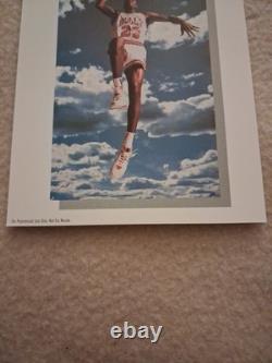 Vintage Nike Poster Card Sky Jordan Michael Jordan