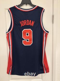 Vintage Nike Team USA Basketball Michael Jordan #9 Jersey XL Stitched Gold Nike