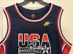 Vintage Nike Team USA Basketball Michael Jordan #9 Jersey XL Stitched Gold Nike