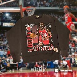 Vintage Nutmeg NBA Michael Jordan Chicago Bulls Basketball Crewneck