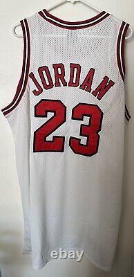 Vtg Authentic Michael Jordan Chicago Bulls 1997-98 Nike Pro-cut Jersey 50+4 Sewn