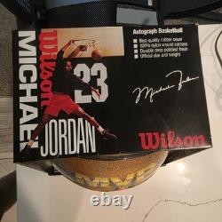 Wilson Michael Jordan Autograph MVP Basketball Official Size In Original Box